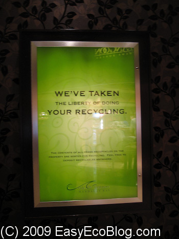 Mandalay Bay, Las Vegas, Recycling