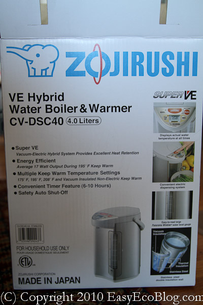 Zojirushi VE Hybrid Water Boiler Warmer