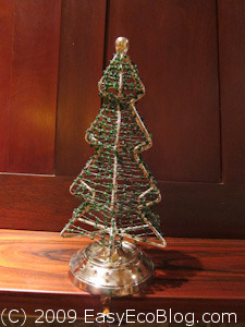 small Christmas tree, metal